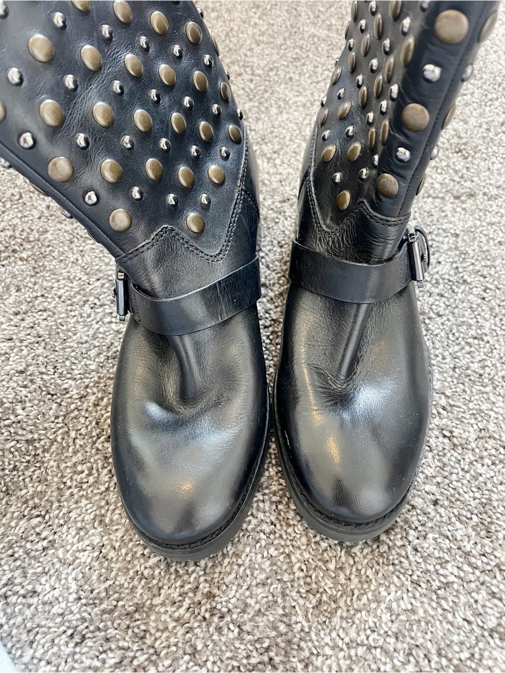 Michael Kors Studded Boots Sz 7 - Picture 2 of 5